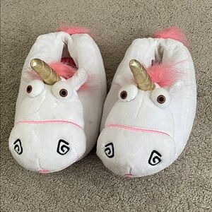Despicable Me Unicorn Slippers - women's size 7